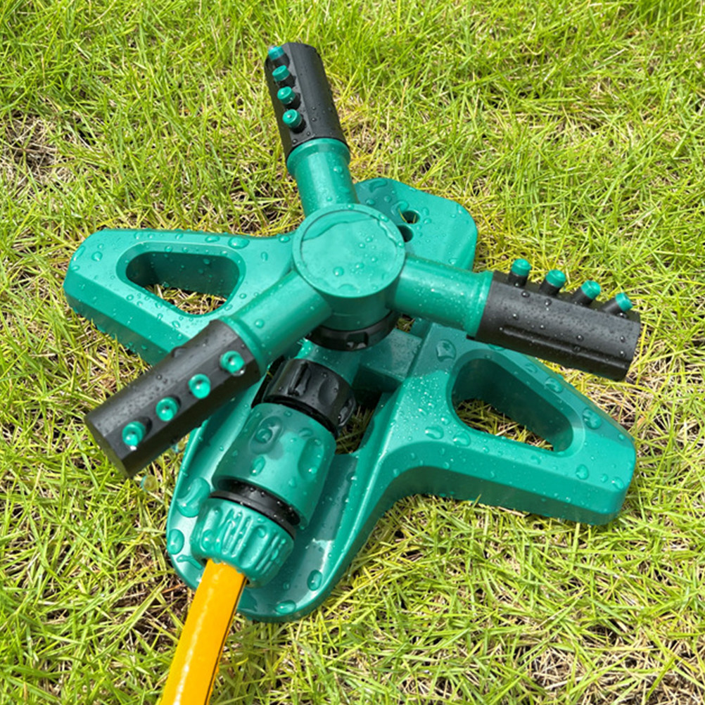 Gardening Tools Vegetables - หัวฉีดพ่นน้ำอัตโนมัติ หมุนได้ 360 องศา สำหรับรดน้ำสนามหญ้า ระบบชลประทานในสวน
