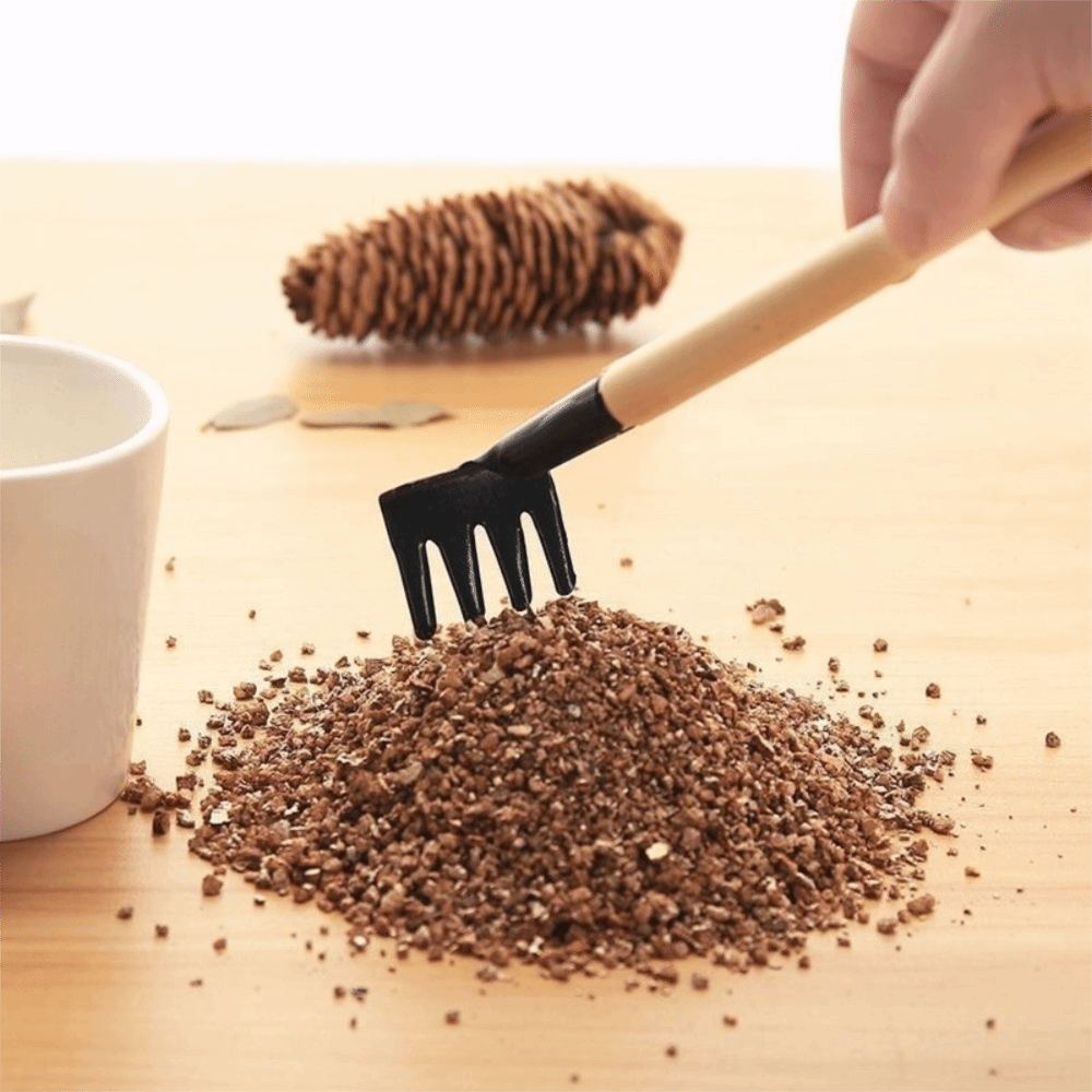Spade Digging Fork - ชุดเครื่องมือปลูกต้นไม้ขนาดเล็กอเนกประสงค์ ด้ามไม้ จอบขุดดิน เครื่องมือทำสวน จอบขนาดใหญ่ แข็งแรง